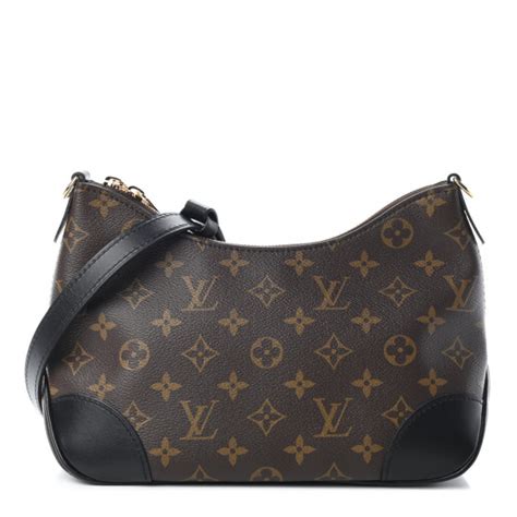 LOUIS VUITTON Monogram Boulogne NM Black.